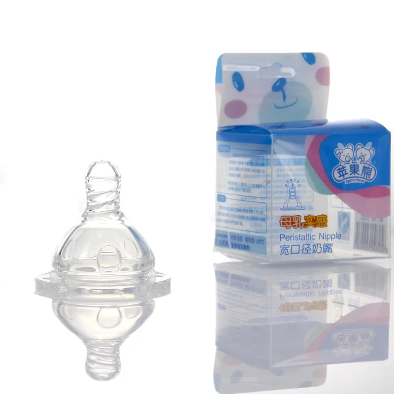 4PCS/lot Applebear Round Transparent Nipple Wide Diameter Nipple Soft Crystal Silica Gel Baby Pacifier Lot Newborn Feeding 4PCS/lot Applebear Round Transparent Nipple Wide Diameter Nipple Soft Crystal Silica Gel Baby Pacifier Lot Newborn Feeding