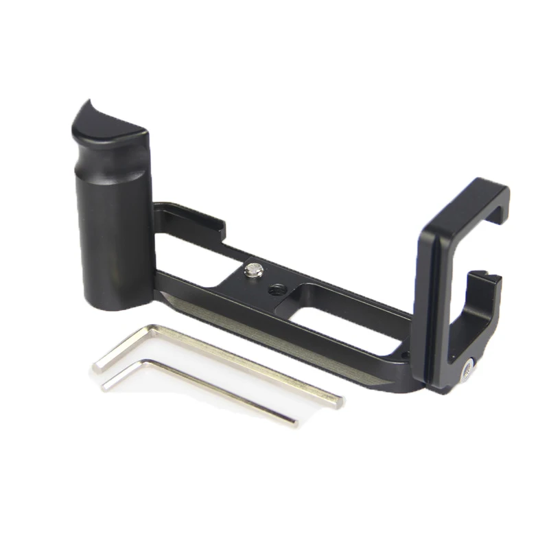 AYdgcam Pro Vertical L Type Bracket Tripod Quick Release Plate Base Grip Handle For Fujifilm XT30 XT-30
