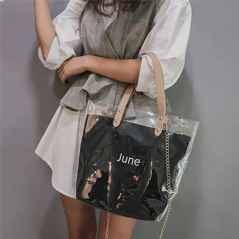 Transparent Shoulder Bag Crossbody Bag for Women 2019 Messenger Bags handbag women's bag bolsa feminina sac a main 40MA2915