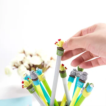 

cactus gel pen Succulents lapices Kawaii papelaria Creative caneta stationary school supplies boligrafo cute kalem stylo