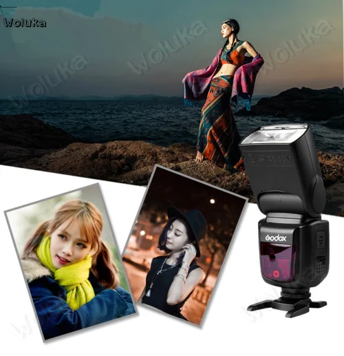 Godox Ving V860II V860II-C/N/S/F/O ttl HSS 1/8000 вспышка для C/N/S/F/O DSLR без VB-18 батареи CD50 T07Y