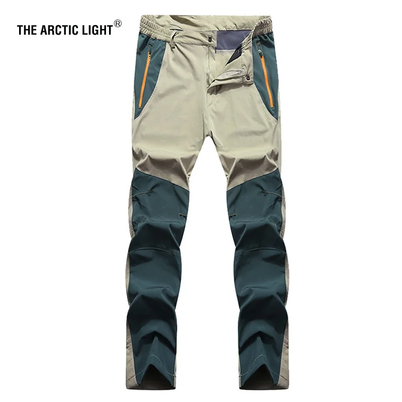 El Ártico luz Delgado verano elástico pantalones de secado rápido de los hombres al aire libre deportes transpirable sudor pesca Camping Trekking Pantalones