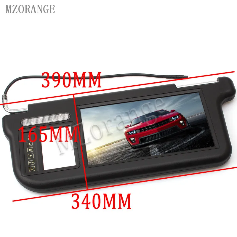MZORANGE Black Touch 9 inch 800X480 Resolution Car Sun visor monitor 2 Channel DVD/TV Media Screen Rear View Monitor MZORANGE Black Touch 9 inch 800X480 Resolution Car Sun visor monitor 2 Channel DVD/TV Media Screen Rear View Monitor