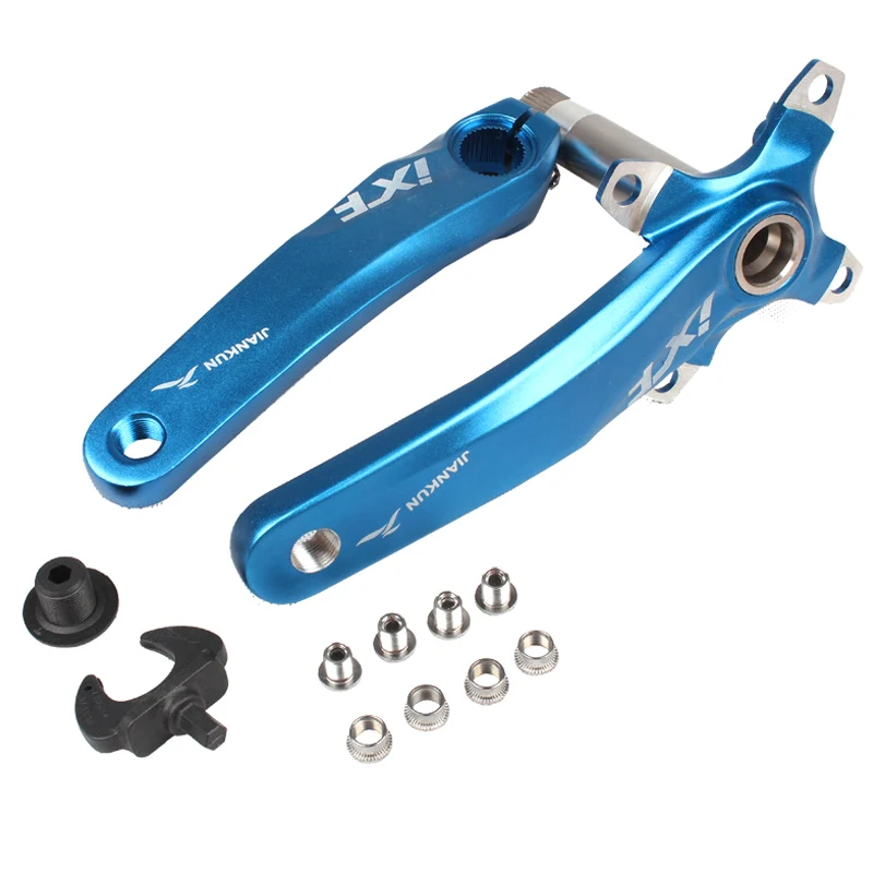 

Bike Crankset Narrow Wide Single Chain Ring 170mm Bottom Bicycle Crankset for Mountain Bike ASD88