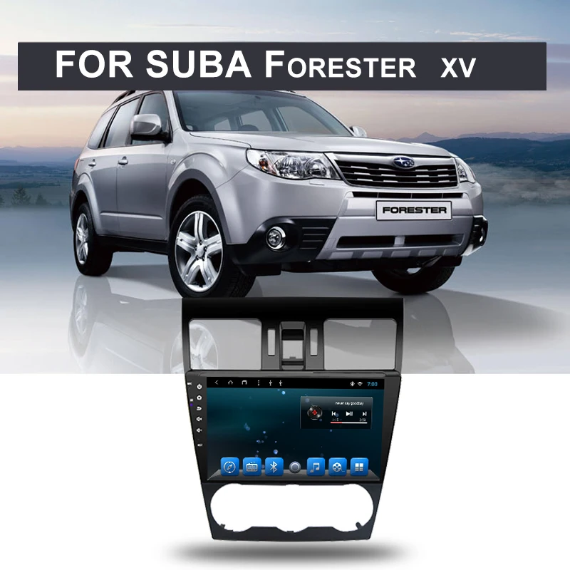Perfect YAZH 2 Din Android touch screen Auto Radio Built in GPS Glonass Navigation for Subaru XV 2015 2016 car stereo multimedia AUX BT 5