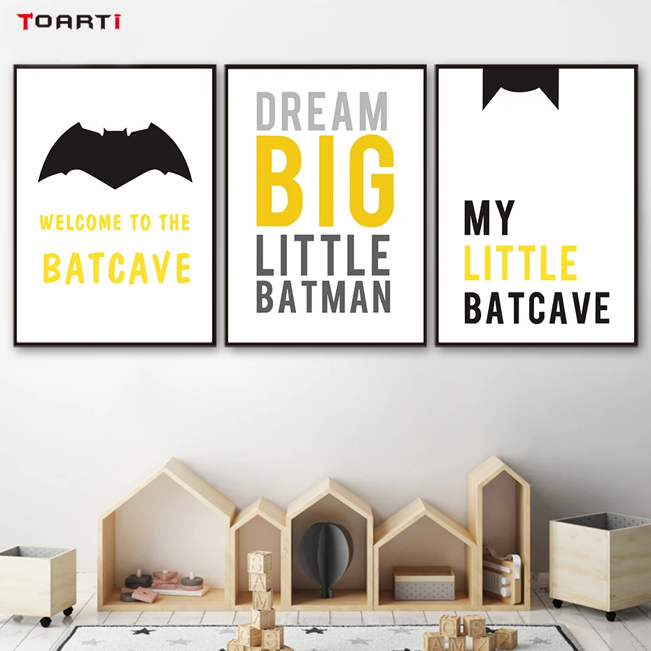 Canvas Painting-Posters-And-Prints-Cartoon-Superhero-Wall-Picture (4)
