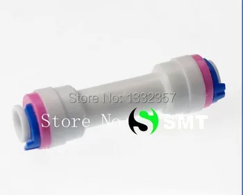 

Free shipping 20pcs/lot 1/4 inch OD Tube *1/4 inch OD Tube Check Valve with seal Straight Quick Connect RO Water Tube Connection