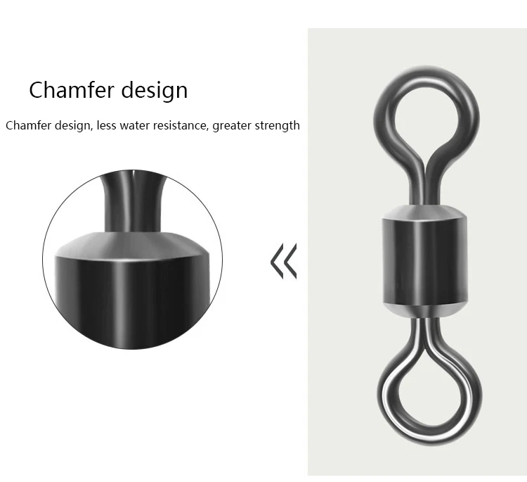 10-50 шт./лот 1#2#4#10#12# рыболовный Соединитель с застежкой "булавка" подшипник Rolling поворотный разъем из нержавеющей стали с защелкой снасть для приманки на рыболовецкий крючок
