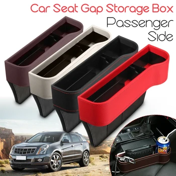

26x16cm Car Interior Seat Slit Gap Crack Storage Box Black Beige Red Auto Catcher Case Holder Organizer Car Seat Gap Storage Box
