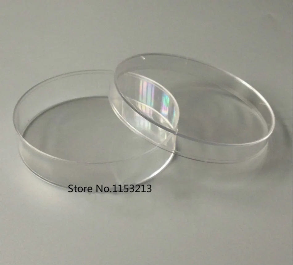 10 pcs / lot Disposable plastic Petri Dish Culture Dish Lab supplies
