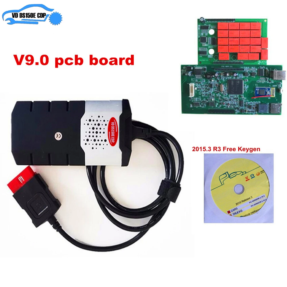 V3 0 Red Relay Obd Obd2 Scan Vd Ds150e Cdp tcs Cdp Pro Plus 2016 0