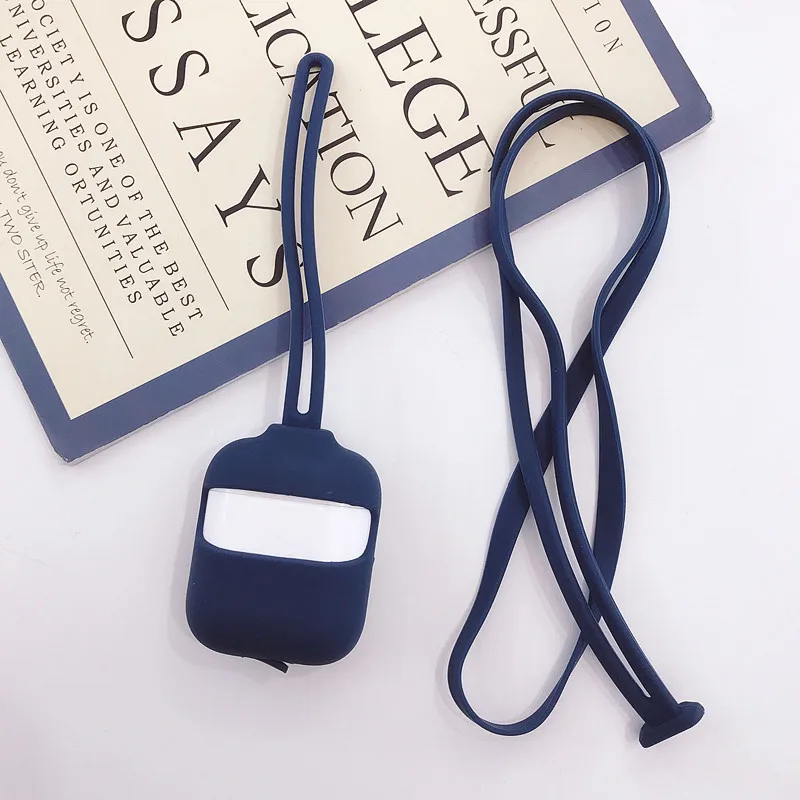 Мягкий силиконовый чехол для Airpods Air Pods 1 2 ударопрочный наушник защитный