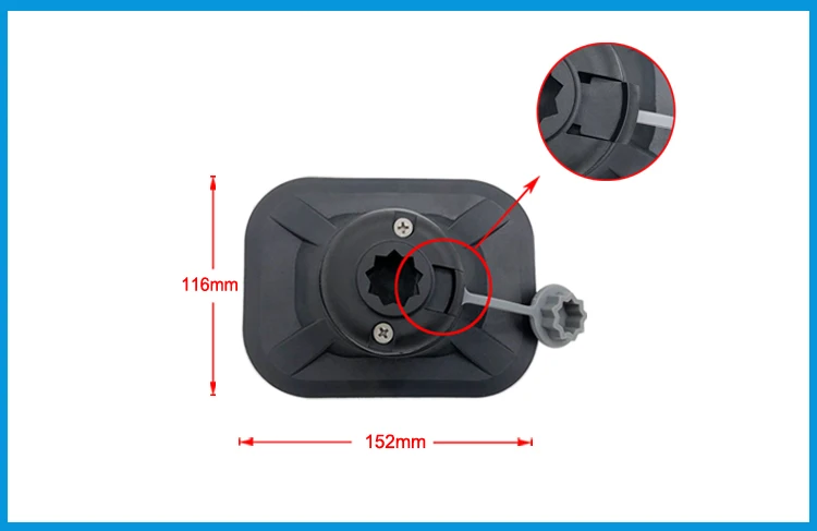 Fishing-Rod-Pole-Holder-Rack-Rest-Adjustable-Removable-can-glue-to-Kayak-Boat-Support-Boat-Fishing (4)