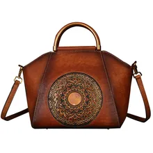 Nesitu/Винтажные коричневые, серо-черные, красные женские сумки из натуральной кожи на ремне, Курьерская сумка на ремне, женские сумки на плечо M1156