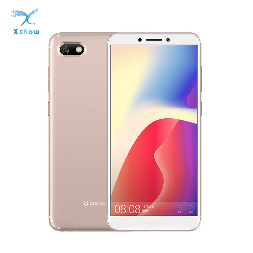 

Gionee F205 5.45 Inch Dual Sim MT6739 2GB RAM 16GB ROM Full Screen Face Unlock 2670mAh Battery Android 4G LTE Smart Mobile phone