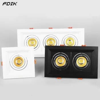 

Recessed Dimmable COB LED Downlights 10W20W30W LED Ceiling Spot Lights 85-265V LED Ceiling Lamps Warm Cold White Indoor Lighting
