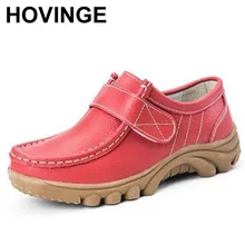Hovinge Женская обувь Пояса из натуральной кожи Повседневное женщина Кружево до Лоферы для женщин Мокасины женские Туфли без каблуков одноцветное на низком каблуке Женская обувь мягкая обувь