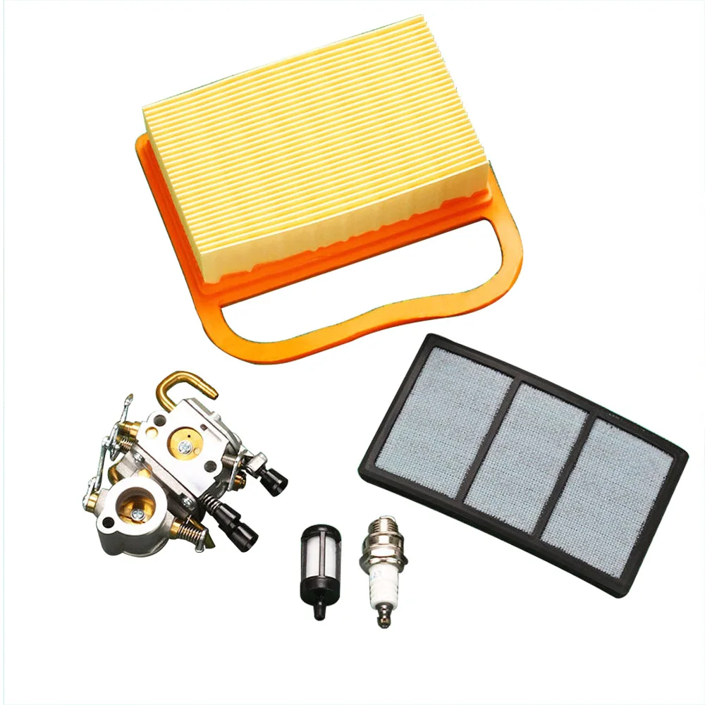 Carburetor Carb Repair Replacement Tool Kit Set With Air Filter Pull