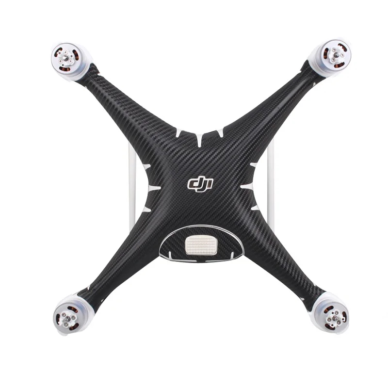 Черный DJI Phantom 4 Pro углеродное волокно наклейки водонепроницаемый кожный обертывание протектор для тела дрона и дистанционного управления для Phantom 4 Pro/Pro - Цвет: Черный