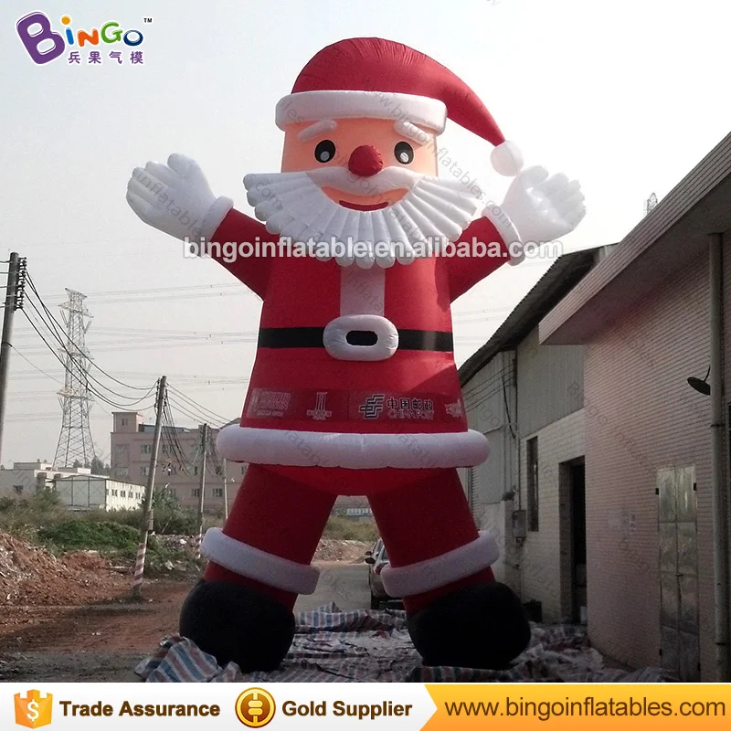 Free Delivery 8M high large Inflatable Santa Claus Figure Advertising blow up old man model with
