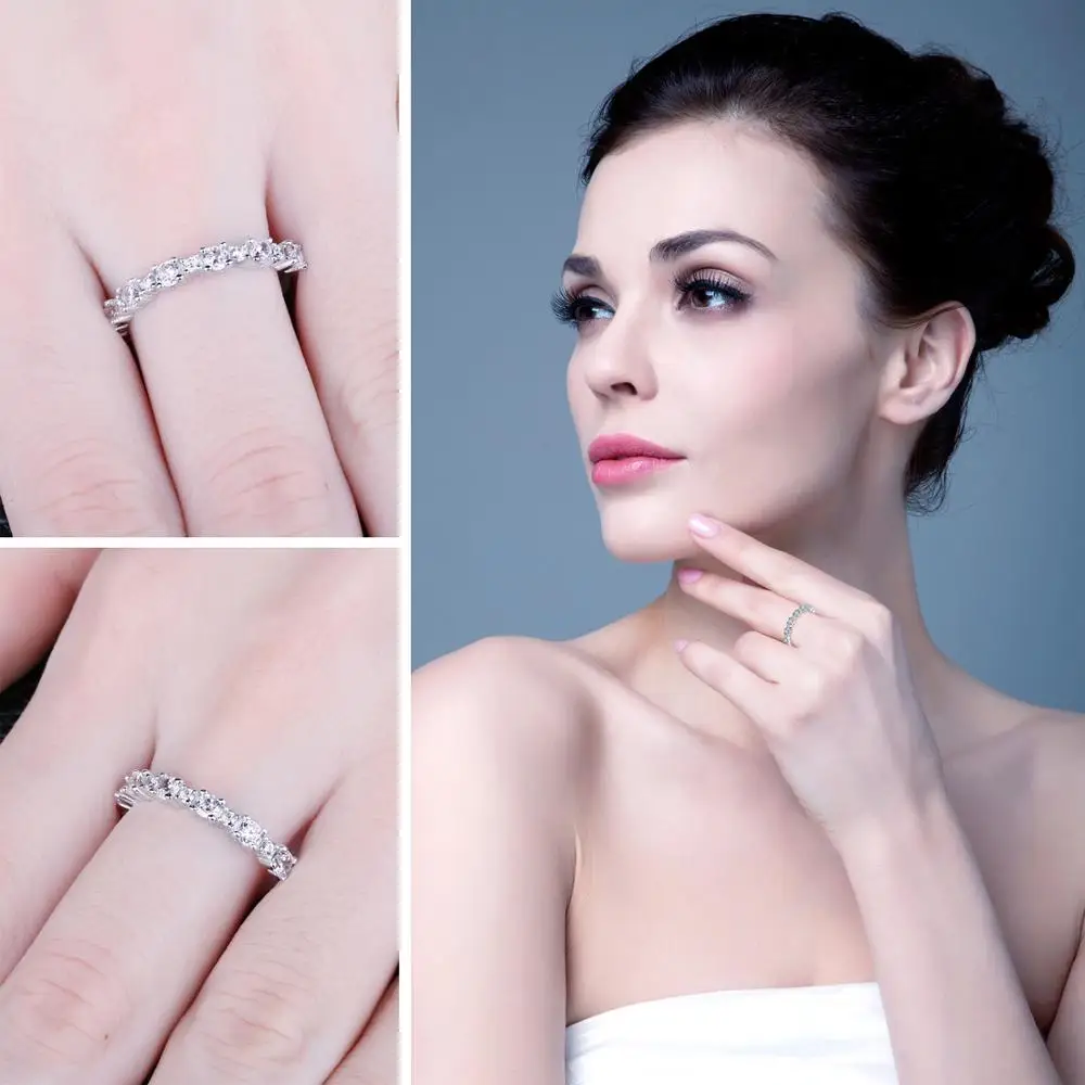 Jewelrypalace стерлингового серебра 925 кольцо много AAA модные Дизайн для обручальных Красивые ювелирные изделия для Для женщин ювелирные изделия на продажу
