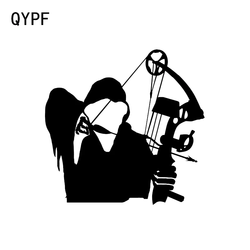 QYPF 12 5*12 1 см интересный Арчер лук Охота Декор Автомобильные наклейки аксессуары