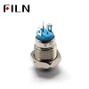 8MM high head with LED 3V 1.8V Metal Button Switch Momentary push button auto reset waterproof illuminated ► Photo 3/5