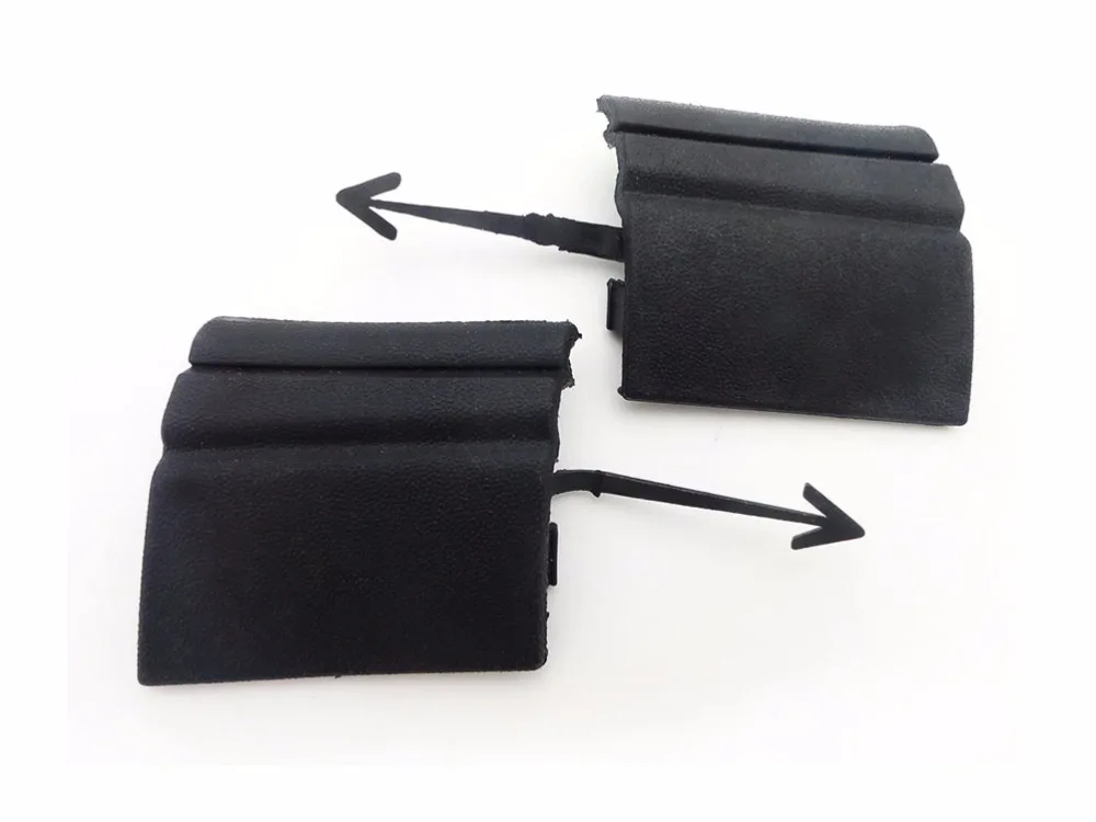 

1Pair Replacement Front Bumper Trailer Cap Tow Hook Eye Cover For Volkswagen VW Touareg 2002-2006