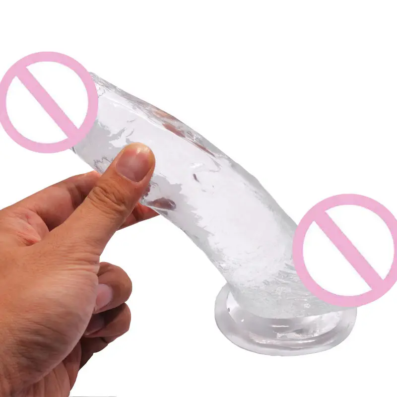 Non-toxic Medical Silicone Jelly Dildo Suction Cup Penis Realistic Big Dick Huge Dildos Masturbation Erotic Sex Toys for Woman