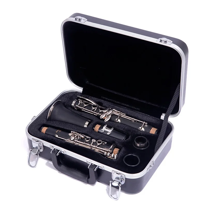 17 buttons lock design hardware Bb box black bag