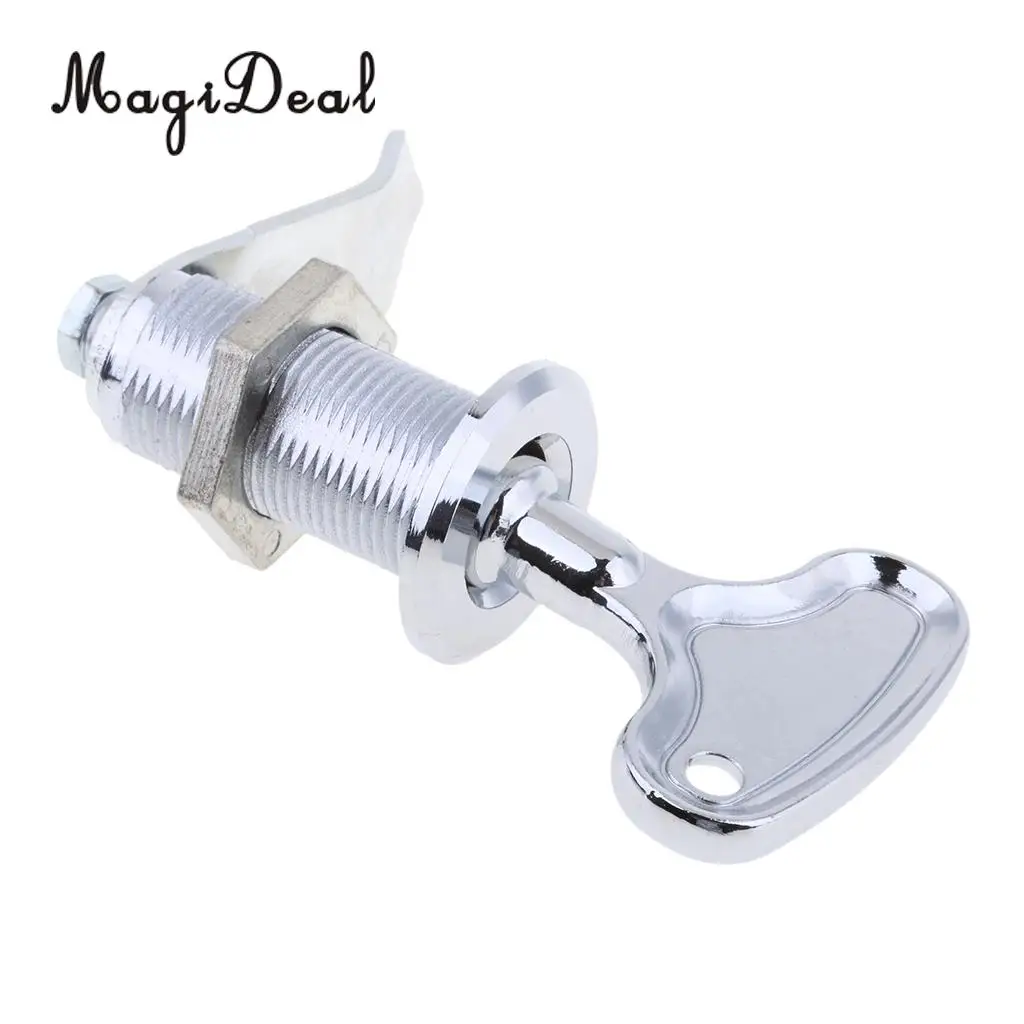MagiDeal Boat Marine Stainless Steel Triangulation Lock Pull Ring Door Lock Latch for Kayak Canoe Boating Dinghy Yacht Accessory