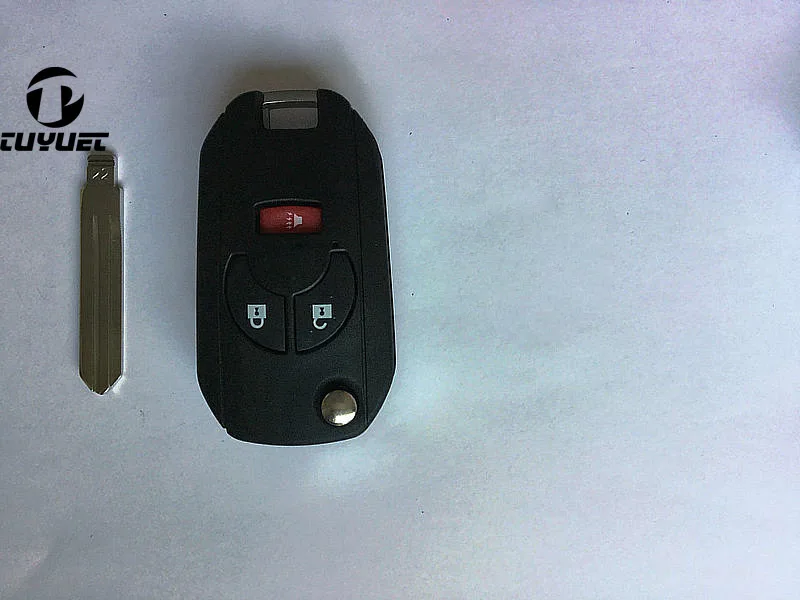 Nissan 2+1 Button Modified key shell (12)-2