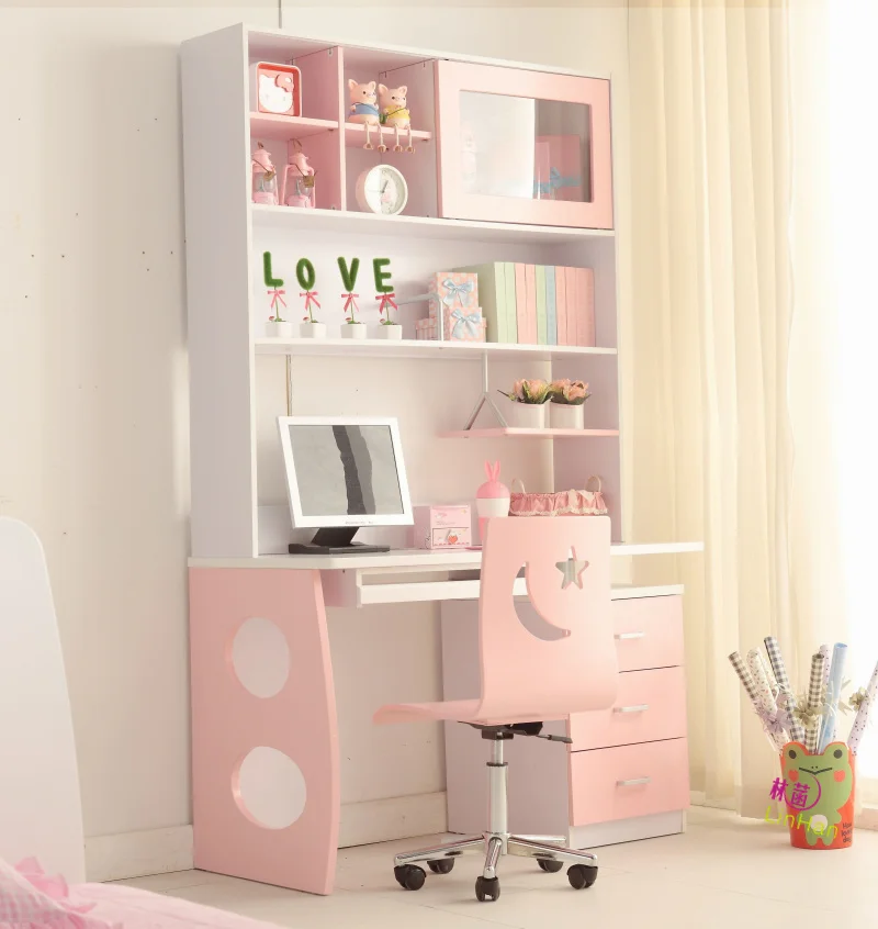 childrens desk and bookcase