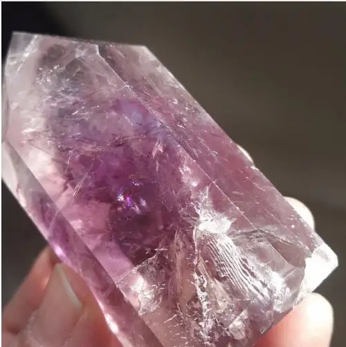 YM 305 NATURAL Amethyst QUARTZ CRYSTAL WAND POINT HEALINg | Дом и сад