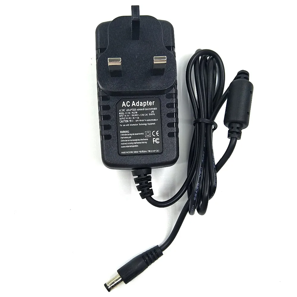 Laptop power adapter with 27W 5.5*2.5mm Deek-Robot UK Plug 9V 3A Regulation Wall Power Adapter Supply Switching Monitoring | Компьютеры и