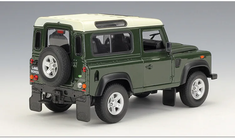 WELLY 1:24 Масштаб литья под давлением модель автомобиля Land Rover Range Defender внедорожный металлический классический автомобиль сплав для детей Коллекция игрушек для подарка