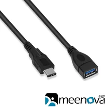 Meenova USB 3,1 Тип с разъемами типа C и USB 3,0 A-Женский кабель, для MacBook, Chromebook, Nexus 5X/6 P, хром, Pixel C, Xiaomi, Meizu, Z1