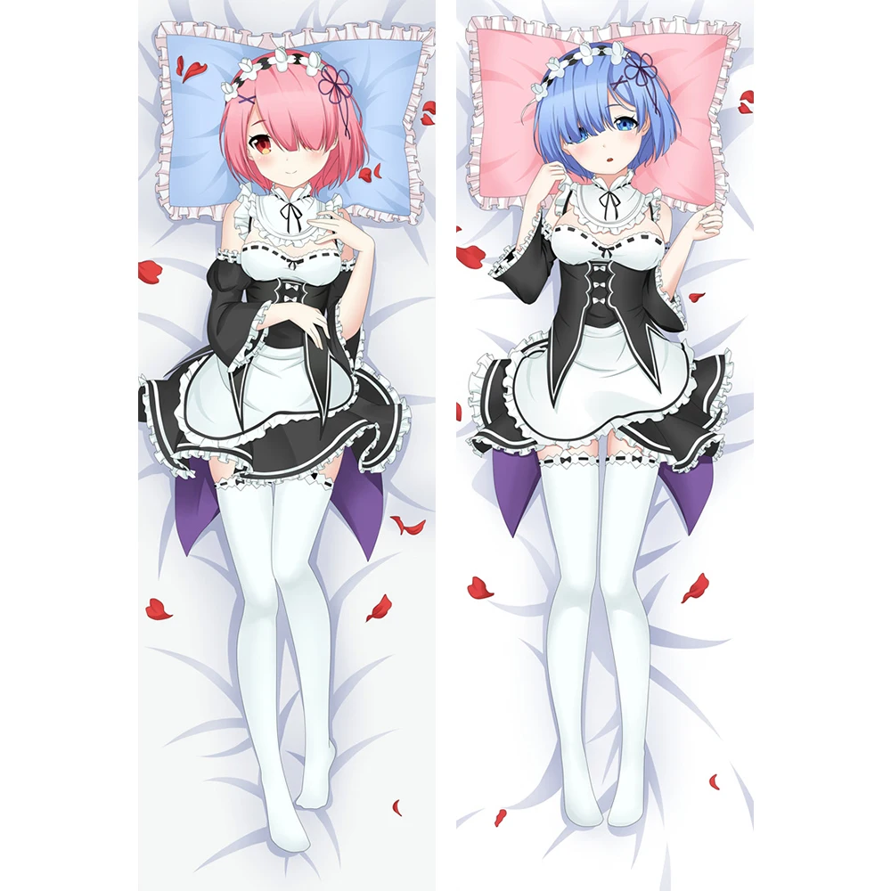 Re:Zero Аниме дакимакура новая наволочка Re Life в другом мире от Zero войлока Эмилия