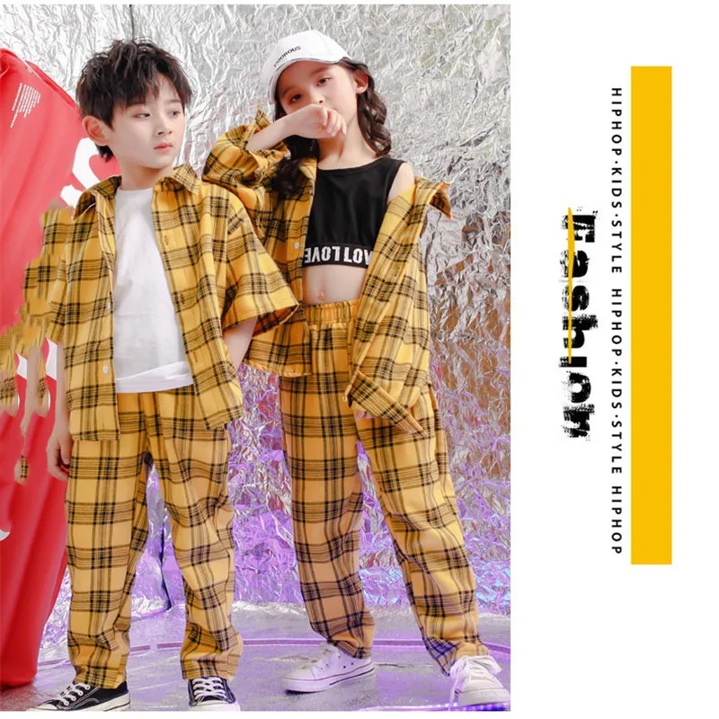 Summer 2019 Hip hop streetwear kids jazz dance costumes for kids Boys clothes Set 110 120 130 140 150 160 170 180 T (15)
