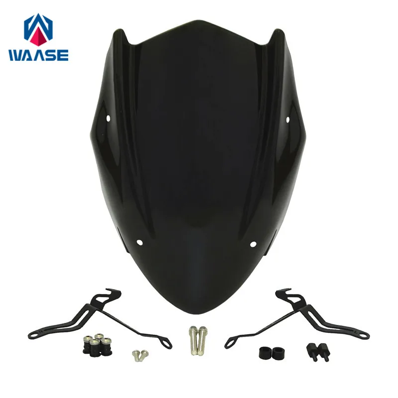 Waase スズキ Gsx S750 Gsxs750 Gsx S Gsxs 750 17 18 19 フロントガラスシールド スクリーンプロテクターフィルムとブラケット フロントガラス ウィンドディフレクター Aliexpress