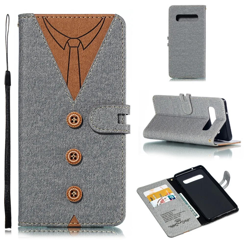 

PU Leather Wallet for Samsung S6 S7 S8 S9 S10 case Flip Cover Card Slot Stand on for Samsung Galaxy A6 A750 A8 J530 J330 Cover