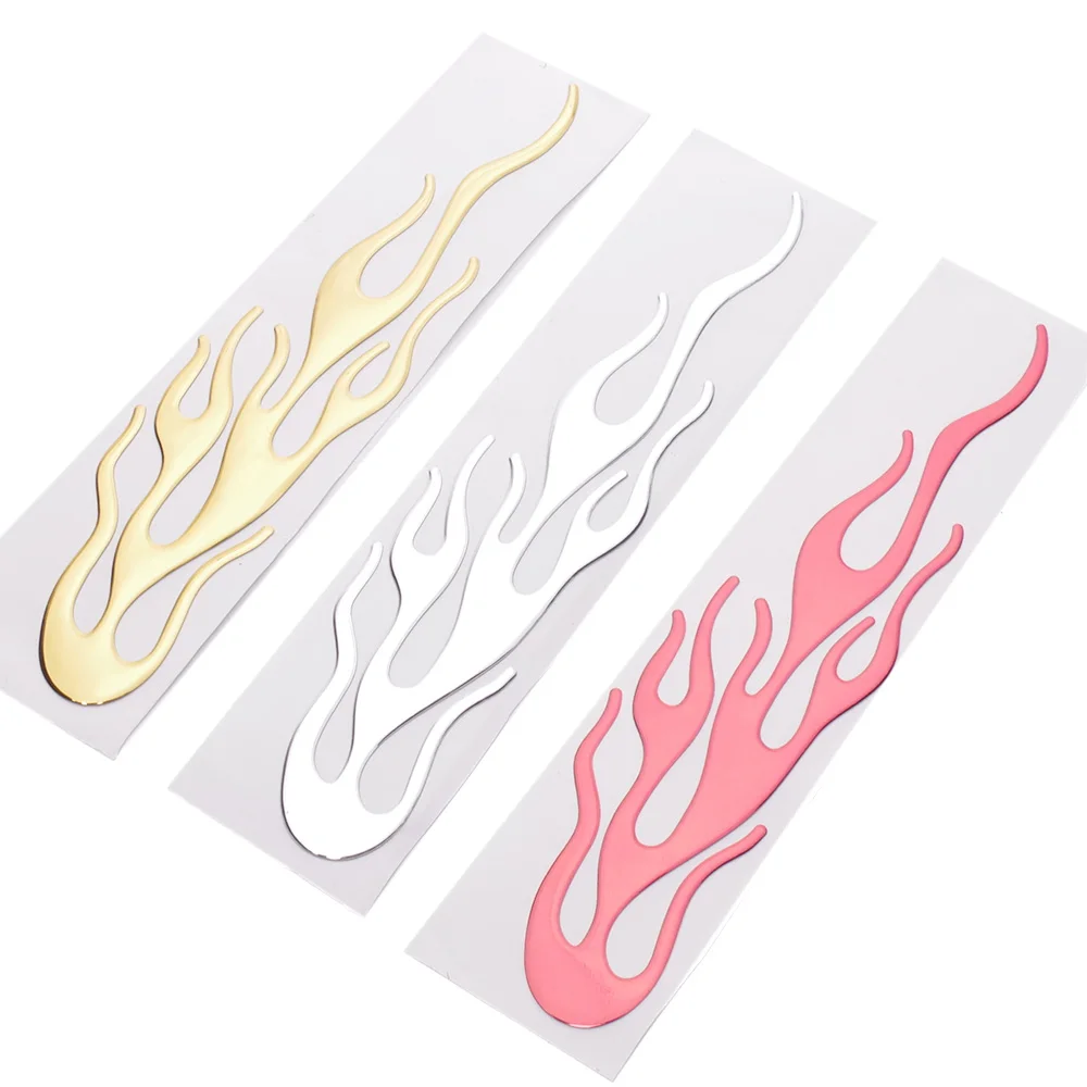 

Flames Auto Car Decal Sticker/Badge/3D Flame Fire PVC Emblems DIY Decoration Accessories Reflective Stickers