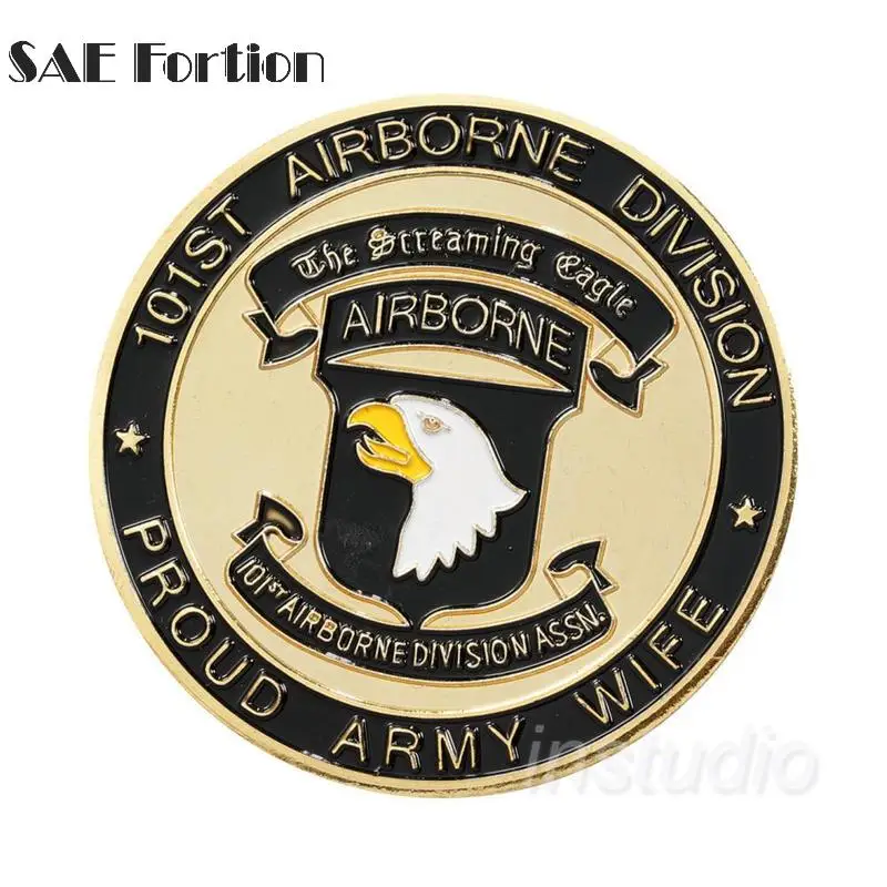 SAE Fortion Air Force 101st дивизии Юбилейные монеты дропшиппинг JNB9408