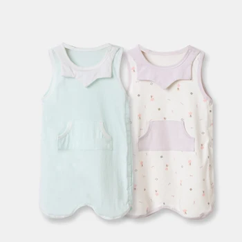 

Newborn Sleeping Bag Short Sleeve Leg-Splitting Slumber Bag for Baby Kick-Proof Quilt