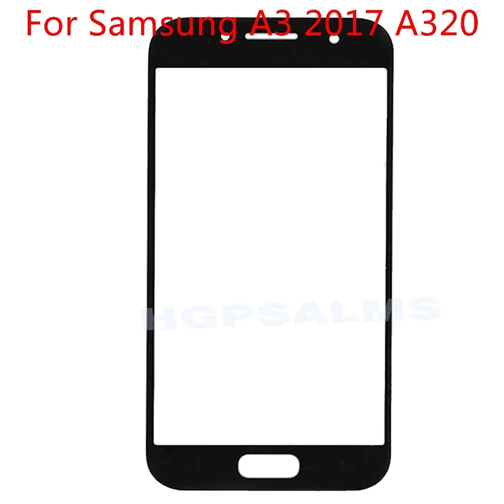 SAM252 For Samsung Galaxy A3 2017 A320 LCD display outer touch panel screen glass replacement (1)