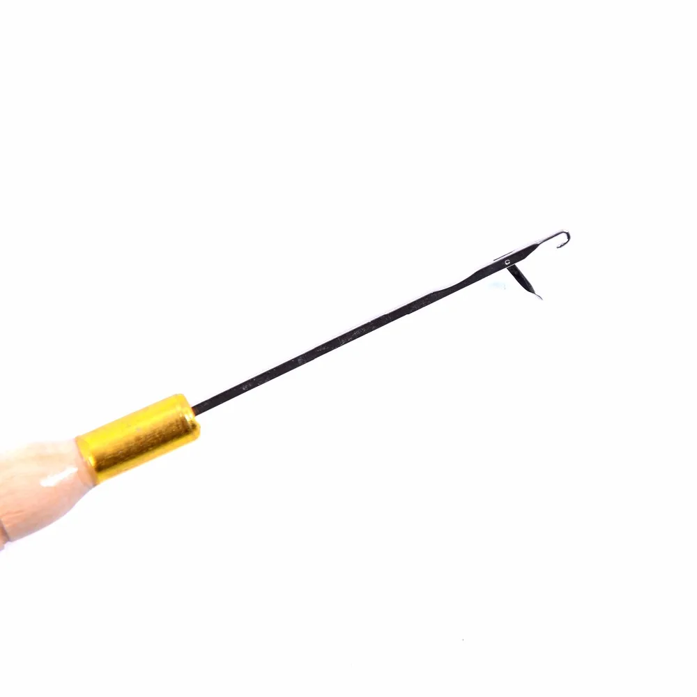 Hair Extensions Tool Plastic Handle Hook Needle Micro Rings Needle