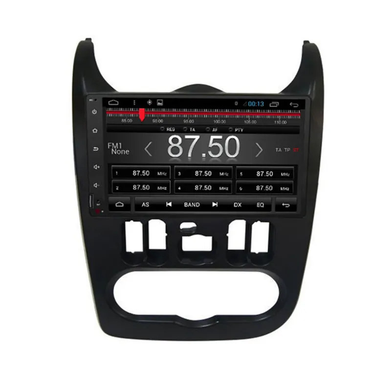 2 Din Даш Комплект для Renault Logan Sandero 2009 2010 2011 2012 2013 авто радио с заднего вида Камера SWC