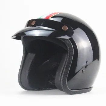 Retro motorcycle helmet 3/4 moto motorbike helmet men women Retro motorcycle helmet 3/4 moto motorbike helmet men women