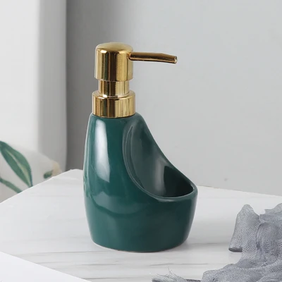 new 580ml Ceramic Multifunction Liquid Soap Dispenser for Kitchen Bathroom Home Decoration Bathroom Accessories - Цвет: A-S