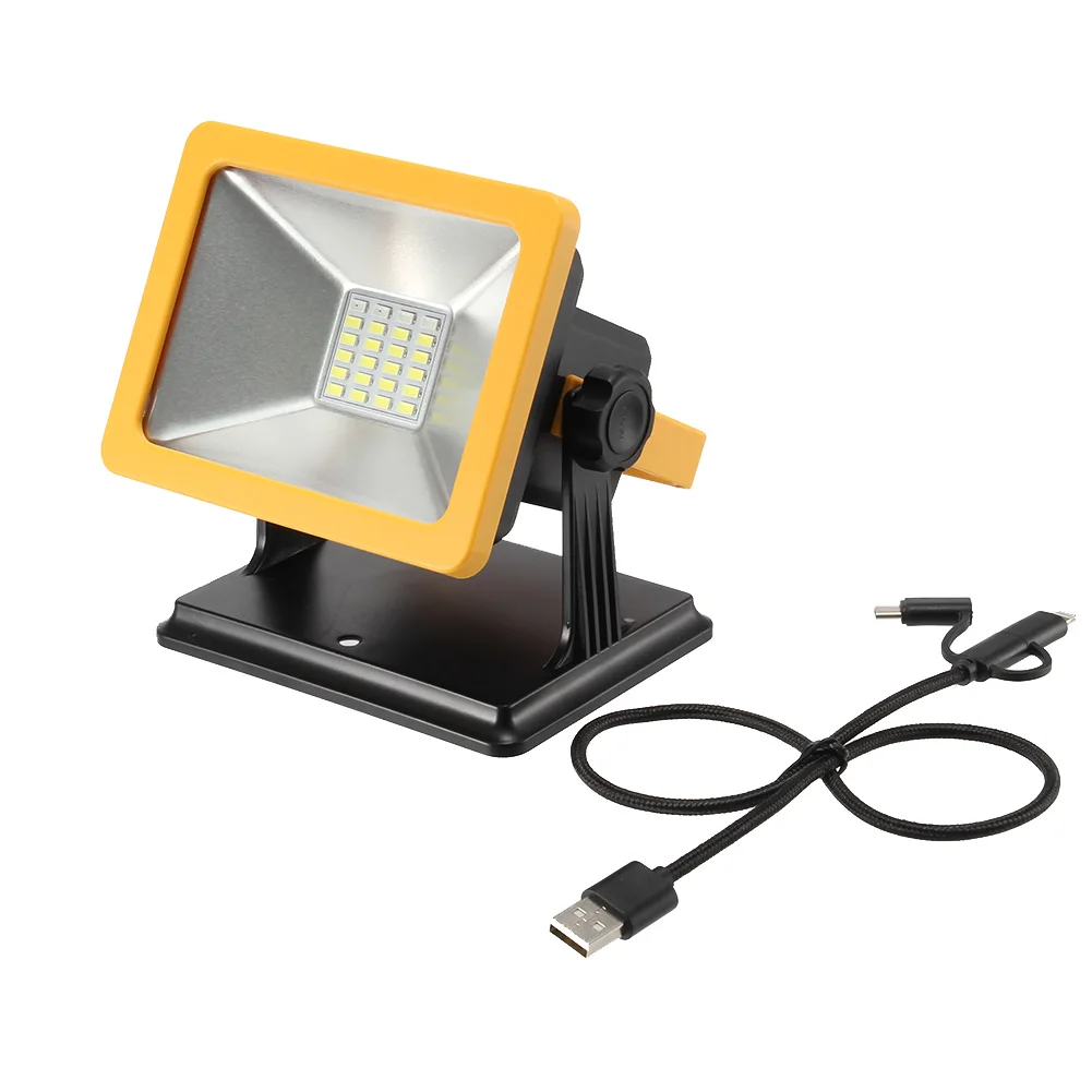 

15W LED Flood Light USB Rechargeable Portable Emergency Lamp for Outdoor Camping Cycling --M25